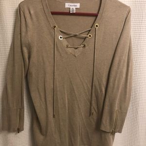 Calvinklein sweater 3/4 length sleeve